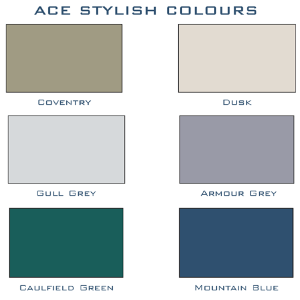 Ace Gutters Colour Chart